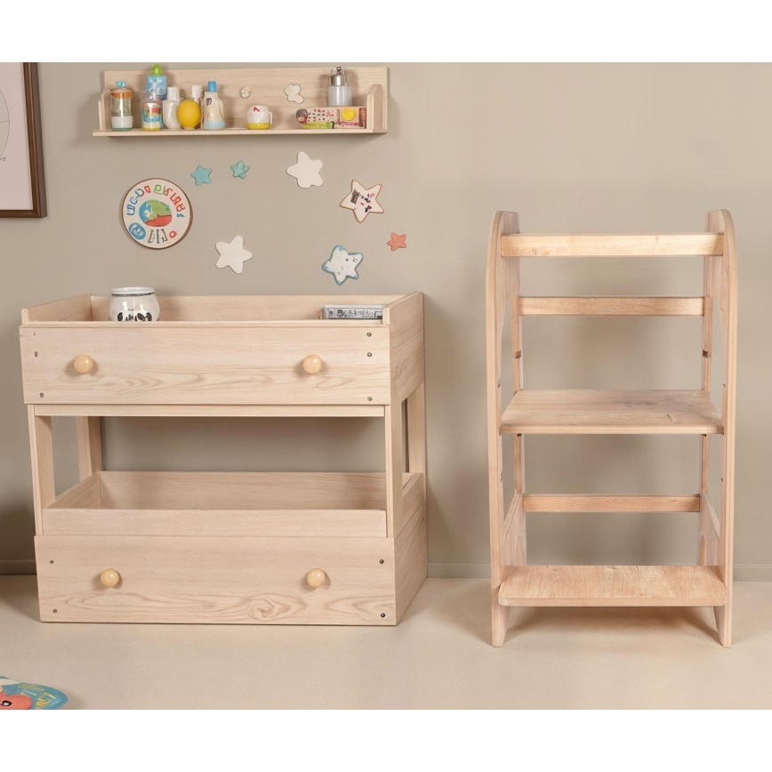 Учебна кула 90x50 см кафява