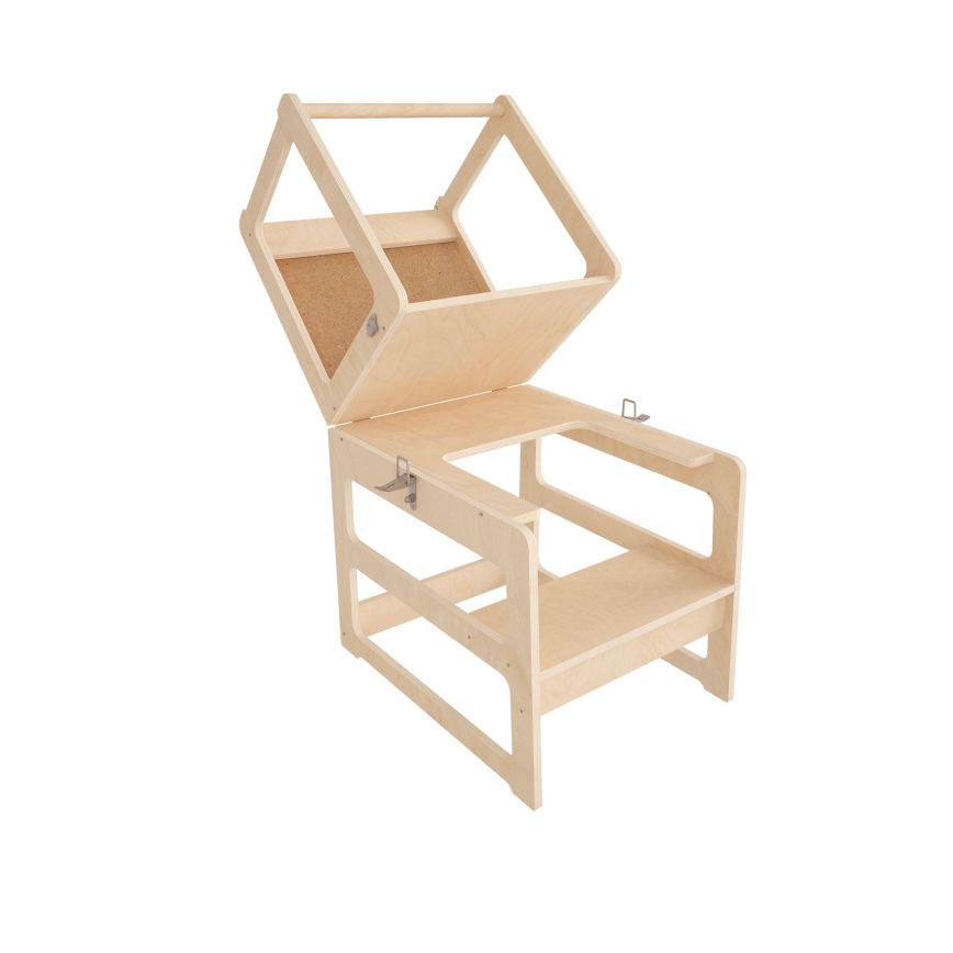 Учебна кула с дъска DRAW 90x58,4 cm