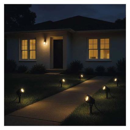 LED RGBIC Димируем екстериорен лампа GoSmart - разширение LED/1,5W/230V 3000-6500K IP65 Wi-Fi Tuya
