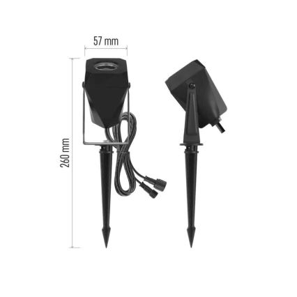 LED RGBIC Димируем екстериорен лампа GoSmart - разширение LED/1,5W/230V 3000-6500K IP65 Wi-Fi Tuya