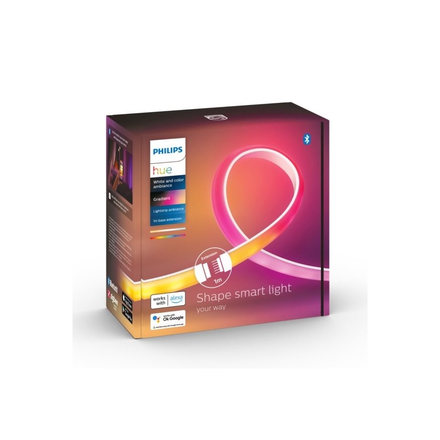 Удължителен комплект LED stmívatelného pásku Philips Hue White And Color Ambiance 1m LED/12,3W/230V