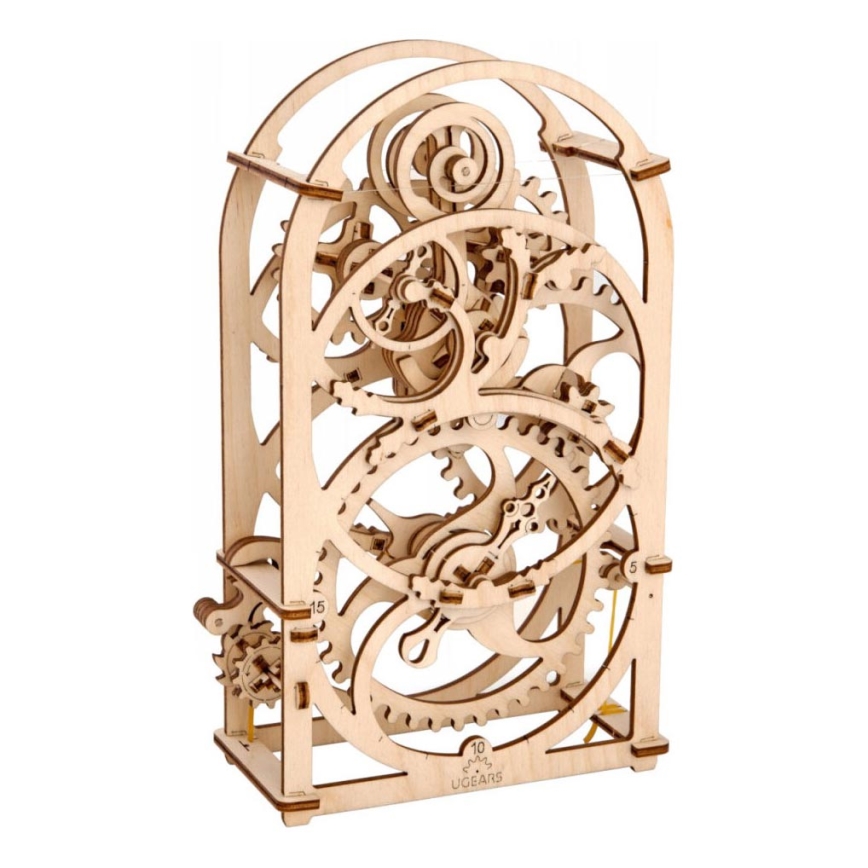 Ugears - 3D дървен механичен пъзел Часовников механизъм