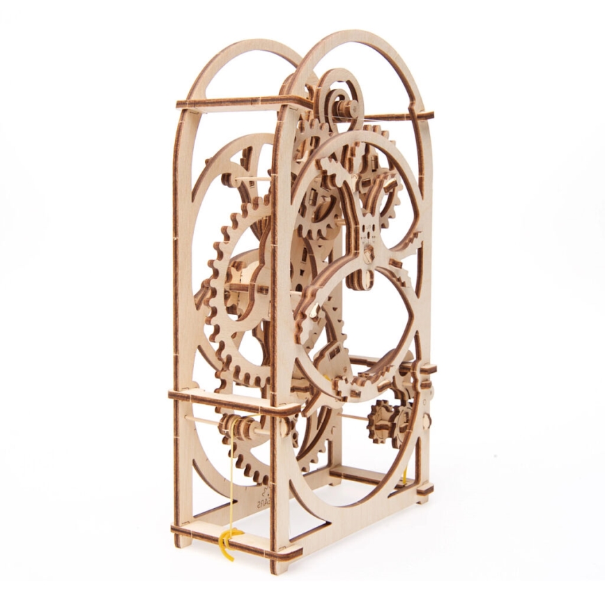 Ugears - 3D дървен механичен пъзел Часовников механизъм