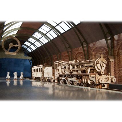 Ugears - 3D дървен механичен пъзел Harry Potter "Хогуортс Експрес"