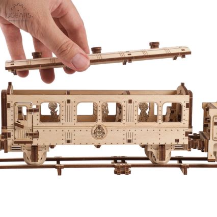 Ugears - 3D дървен механичен пъзел Harry Potter "Хогуортс Експрес"