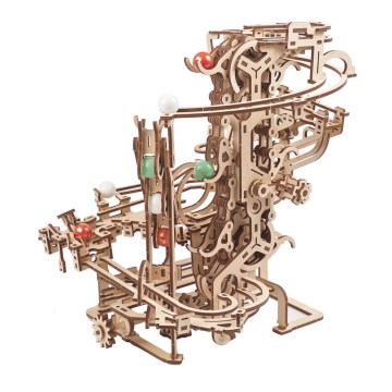 Ugears - 3D дървен механичен пъзел Писта за тичане