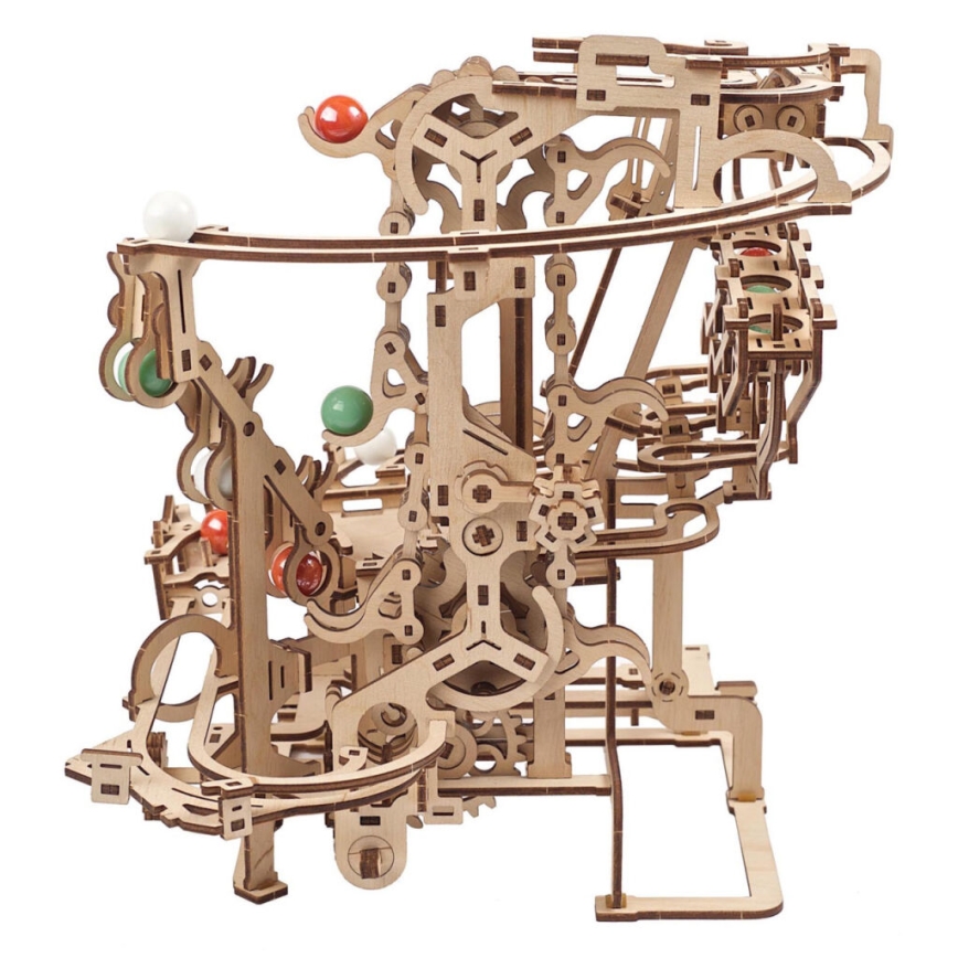 Ugears - 3D дървен механичен пъзел Писта за тичане