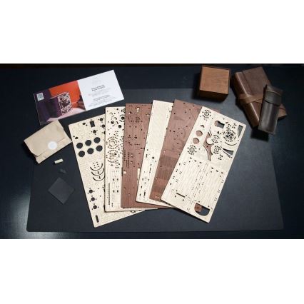 Ugears - 3D дървен механичен пъзел Книга на тайните