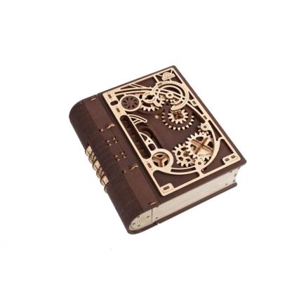 Ugears - 3D дървен механичен пъзел Книга на тайните