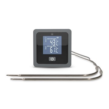 Умен дигитален термометър за месо SmartLife с LCD дисплей 0-300 °C 2xAAA