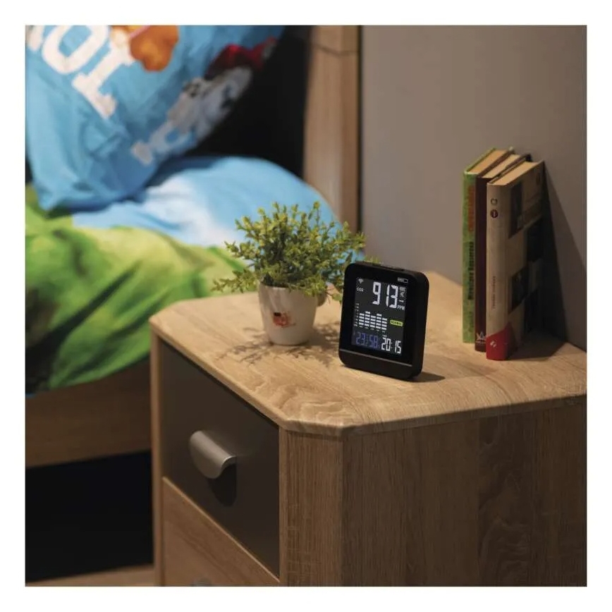 Умен монитор за качество на въздуха GOSMART 5V Wi-Fi