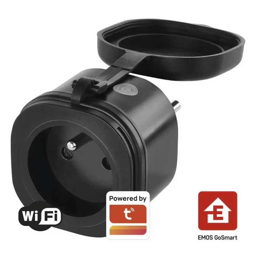 Умен външен контакт GoSmart 3680W/230V/16A Wi-Fi Tuya IP44