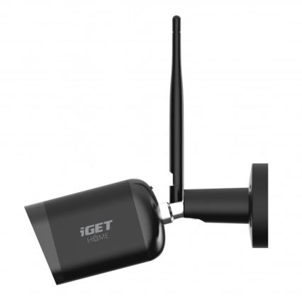 Умна външна камера с Full HD 1080p сензор 12V IP65 Wi-Fi Tuya черна