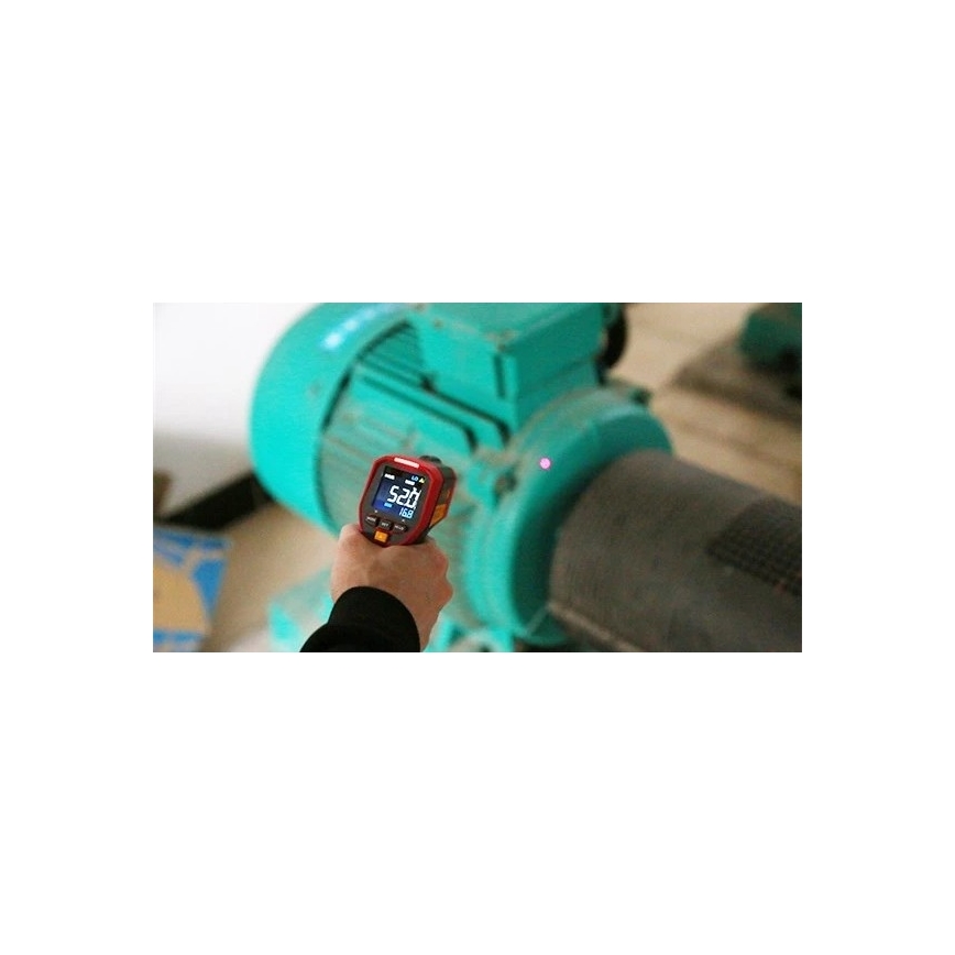 Uni-T - Инфрачервен безконтактен термометър 1x9V 6LR61 600°C
