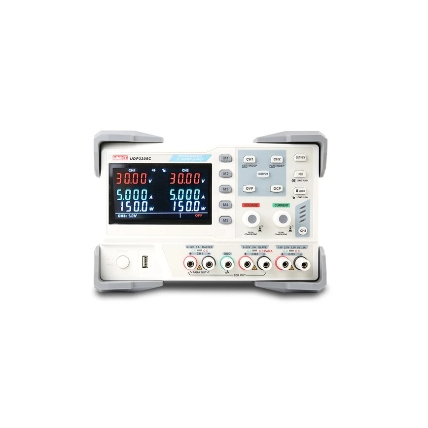 Uni-T UDP3305C - Лабораторно захранване UDP3305C 0-30V/0-5A