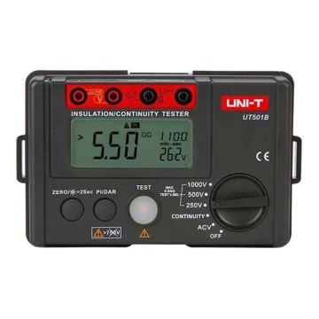 Uni-T UT501B - Тестер за изолационно съпротивление 6xAA