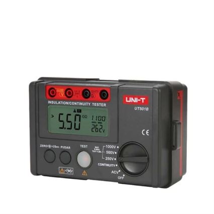 Uni-T UT501B - Тестер за изолационно съпротивление 6xAA