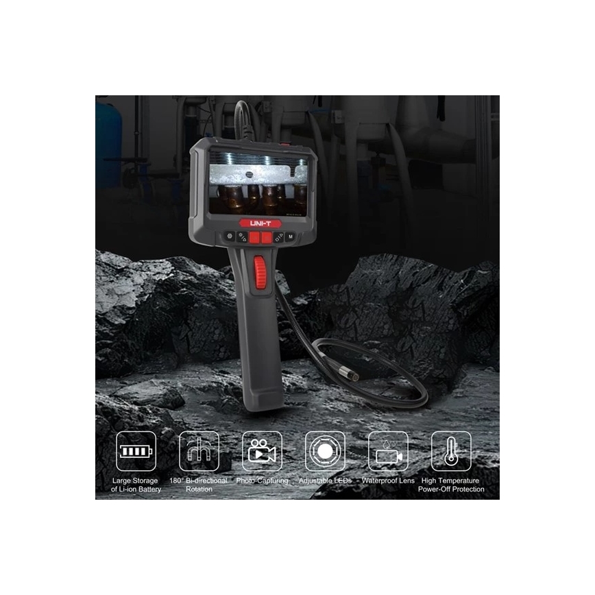 Uni-T UT663B - Ендоскоп 3,7V 3000 mAh IP67 3m