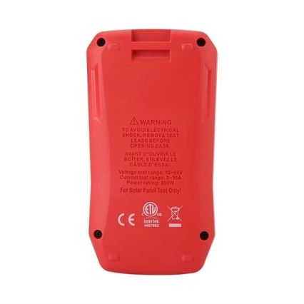 Uni-T UT673PV - Соларен мултиметър MPPT