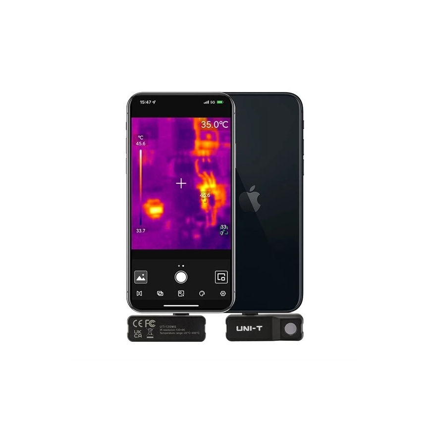 Uni-T UTi120MS - Светкавица за термална камера за iPhone