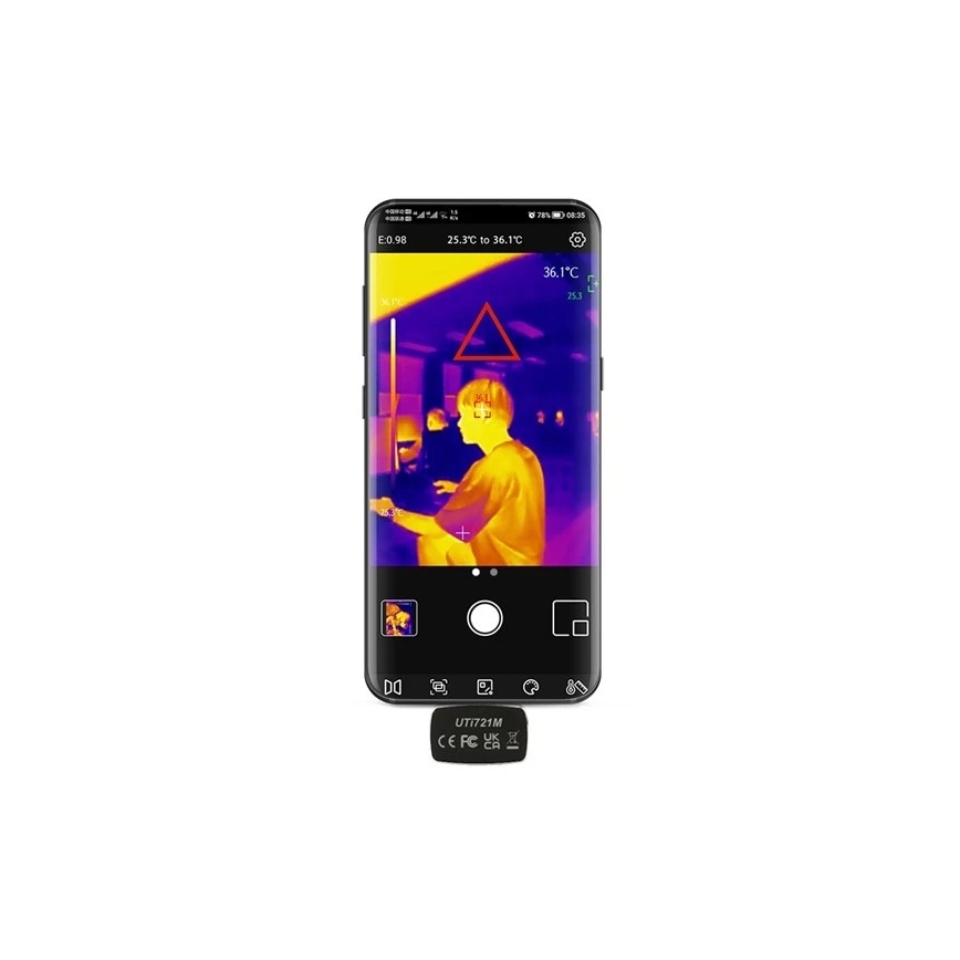 Uni-T UTi721M - Термовизионна камера USB-C
