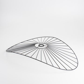 Универсален абажур CURITIBA 60x80 cm черен