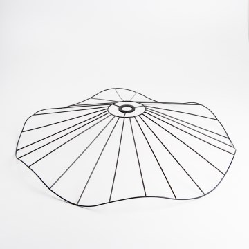 Универсален абажур CURITIBA, диаметър 80 см, черен