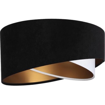 Универсален абажур GALAXY E27 Ø 45 см черен/бял/златист