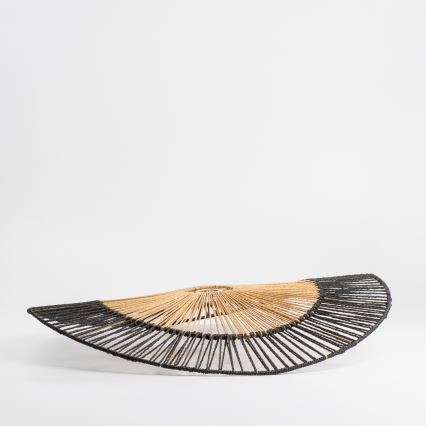 Универсален абажур KERIA диам. 50 cm кафяв/черен