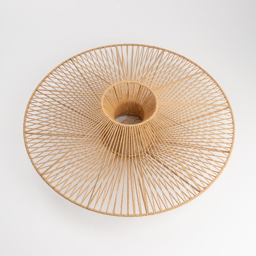 Универсален абажур KERIA, диаметър 70 см, кафяв