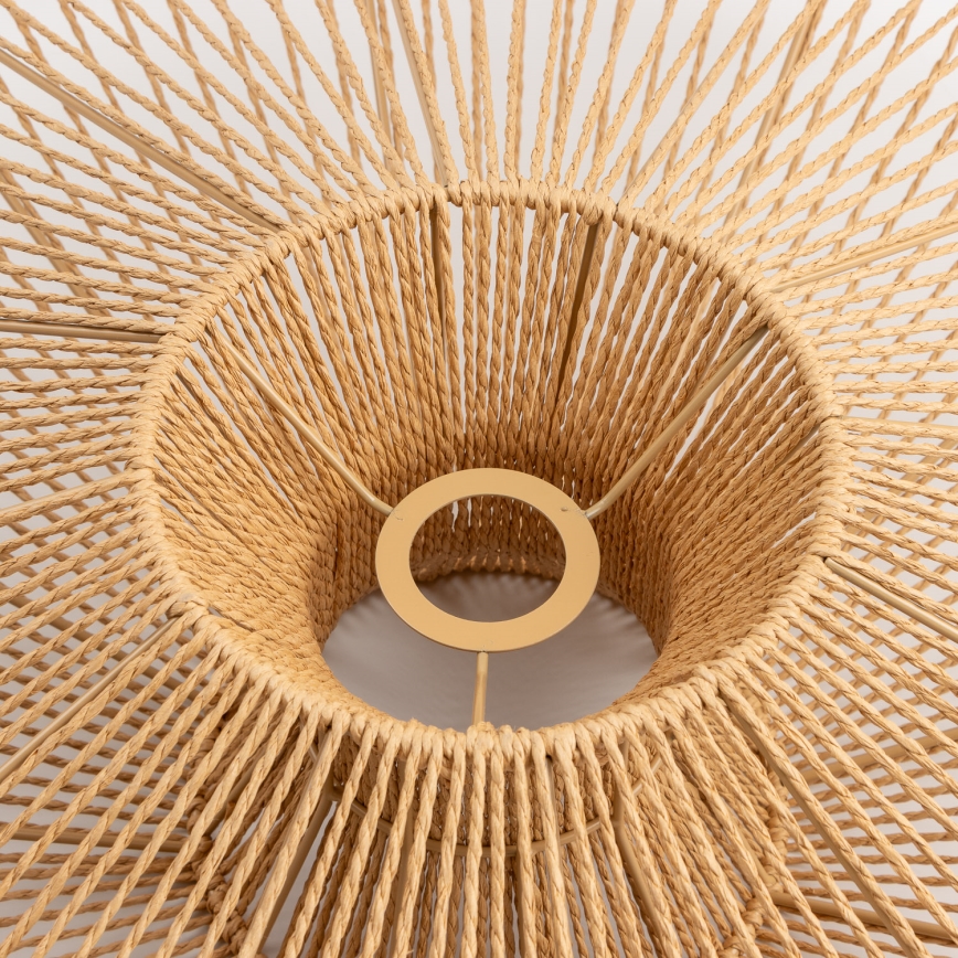 Универсален абажур KERIA, диаметър 70 см, кафяв