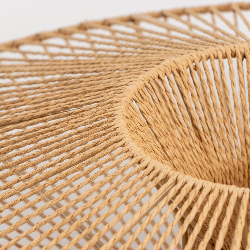 Универсален абажур KERIA, диаметър 70 см, кафяв