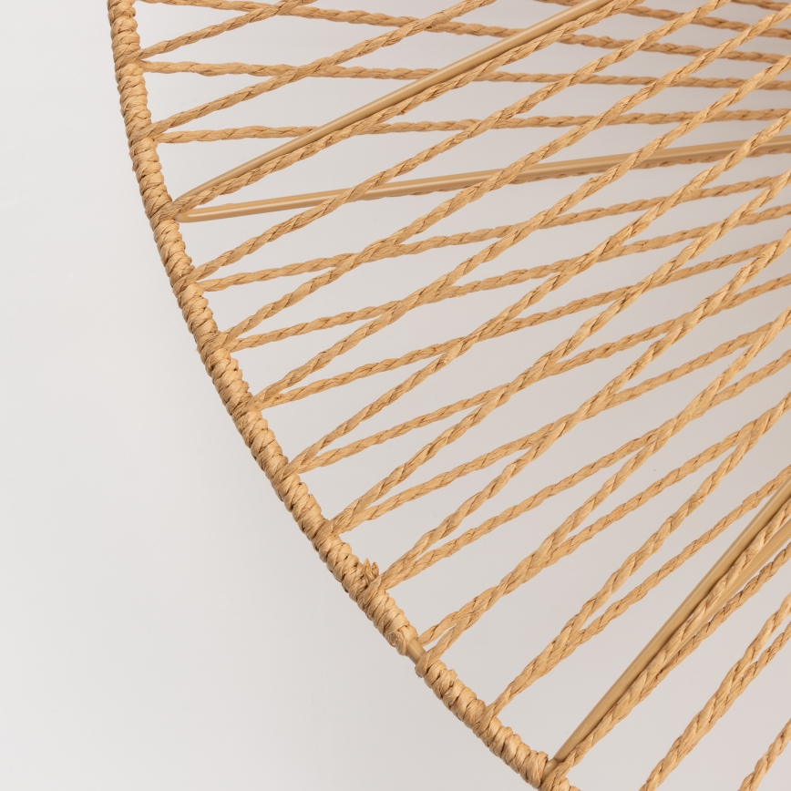 Универсален абажур KERIA, диаметър 70 см, кафяв