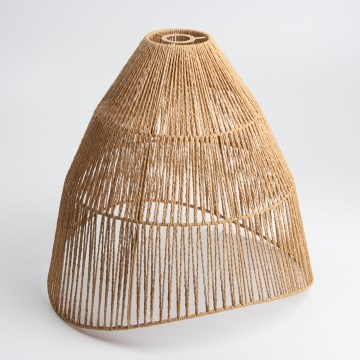 Универсален абажур KERIA Ø 70 см, кафяв