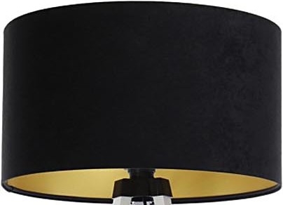 Универсален абажур STANDART E27 Ø 45 см черен/златист