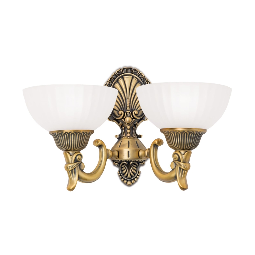 Универсално резервно стъкло ROCCA E27, диаметър 17 см, бяло