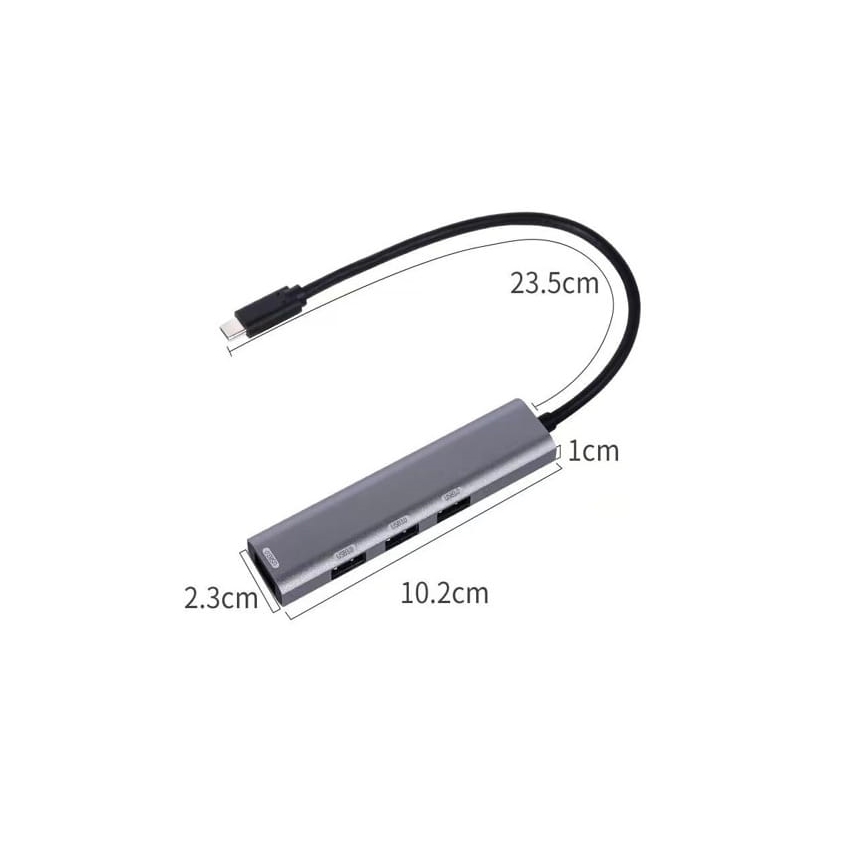 USB-C хъб 4 в 1 с Power Delivery 100W