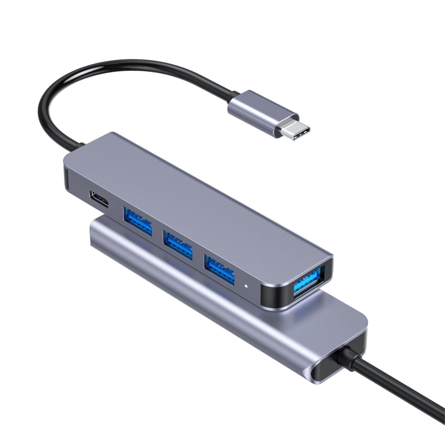 USB-C хъб 5 в 1 с поддръжка на Power Delivery 100W