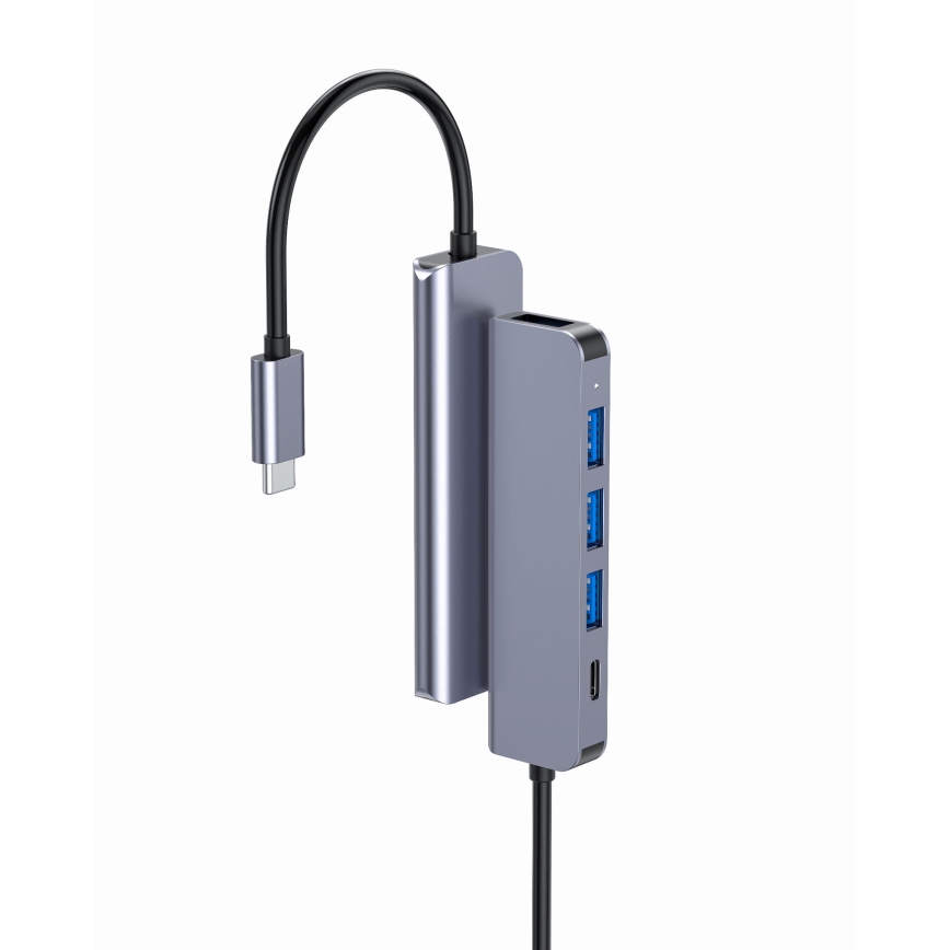 USB-C хъб 5 в 1 с поддръжка на Power Delivery 100W