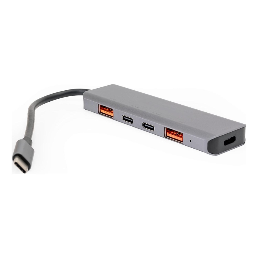 USB-C хъб 5 в 1 с Power Delivery 100 W