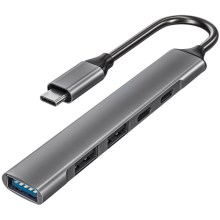 USB-C хъб 5в1 Power Delivery 100W