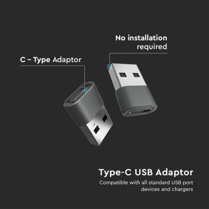 USB-C към USB адаптер