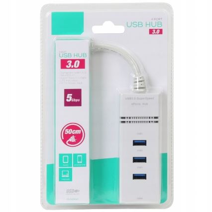 USB HUB 4xUSB 3.0 порт 50 см