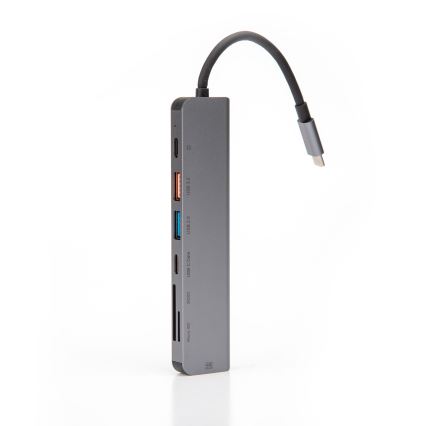 USB hub 7в1 Power Delivery 100W HDMI 4K