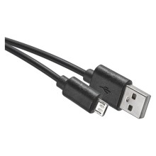 USB кабел USB 2.0 A конектор / USB B микро конектор черен