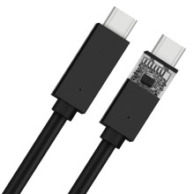 USB кабел USB-C 2.0 конектор 1м черен