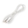USB кабел USB-C / Lightning съединител с LED подсветка 27W 1m бял