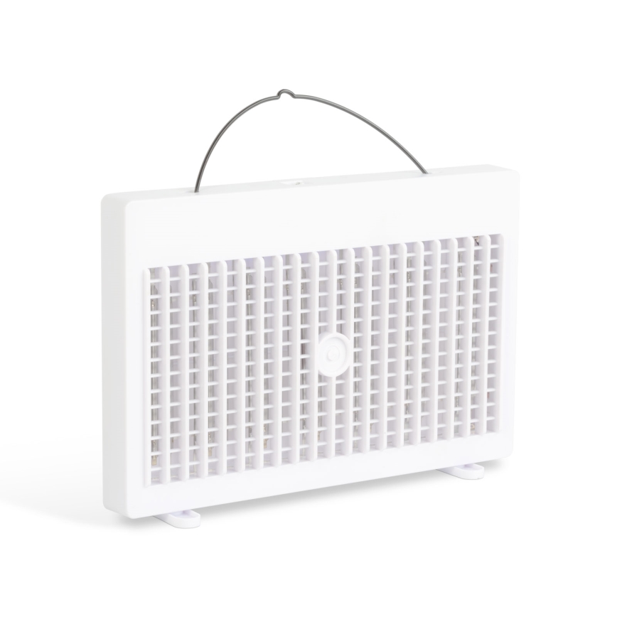 UV акумулаторен капан за насекоми 1200 mAh/5V, бял