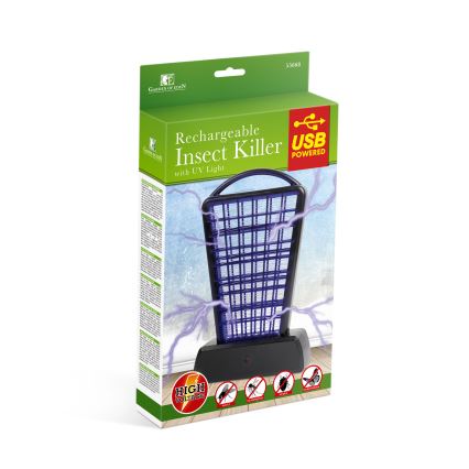 UV уловител на насекоми 1000 mAh/5V черен