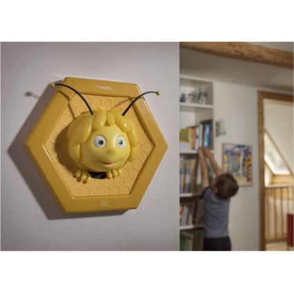 Varta 1563 - LED Детскo Стенна лампа MAYA THE BEE LED/3xAA